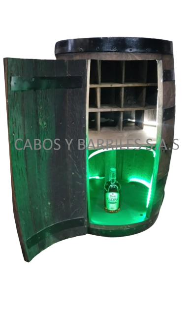 Bar mixto iluminado